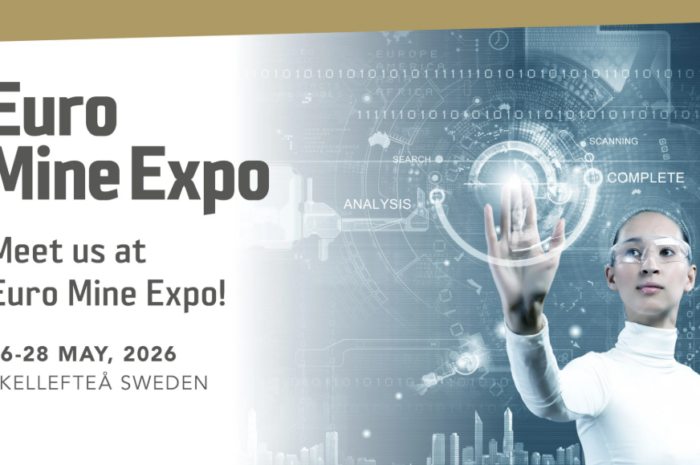 Euro mine Expo Logo. Skellefteå 26.-28.5.2026